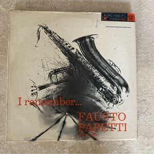 Vintage 1968 I Remember Fausto Papetti Sax Alto Record